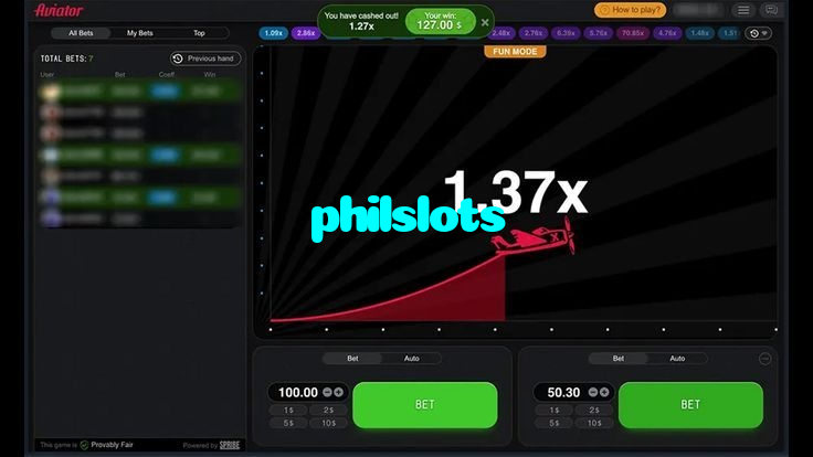 philslots casino presented on mobile device in Pakistan with slots and live games